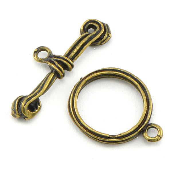 Jewelry toggle clasps for Necklaces and Bracelets - 2 sets in pack